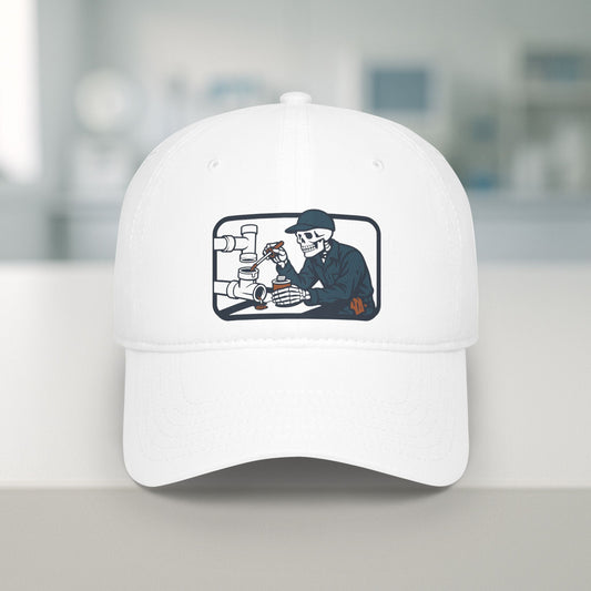 Skeleton Plumber Hat, Plumbing Cap