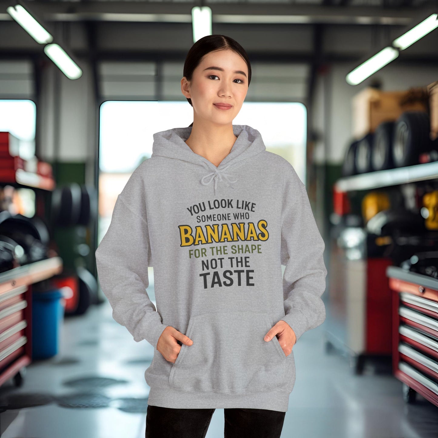 'You Look Like Someone Who Bananas for the Shape Not the Taste' Hoodie, Funny Sweater
