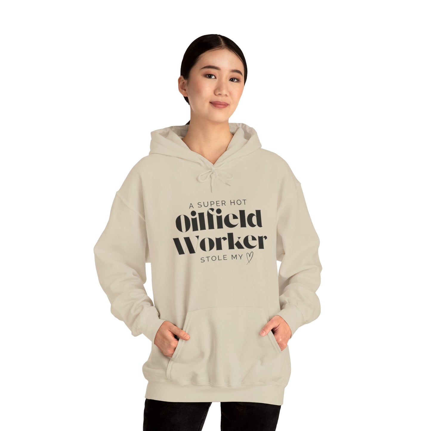 'Superhot Oilfield Worker Stole My Heart' Sweater - Funny Spouse, Wives, Girlfriends Sweater