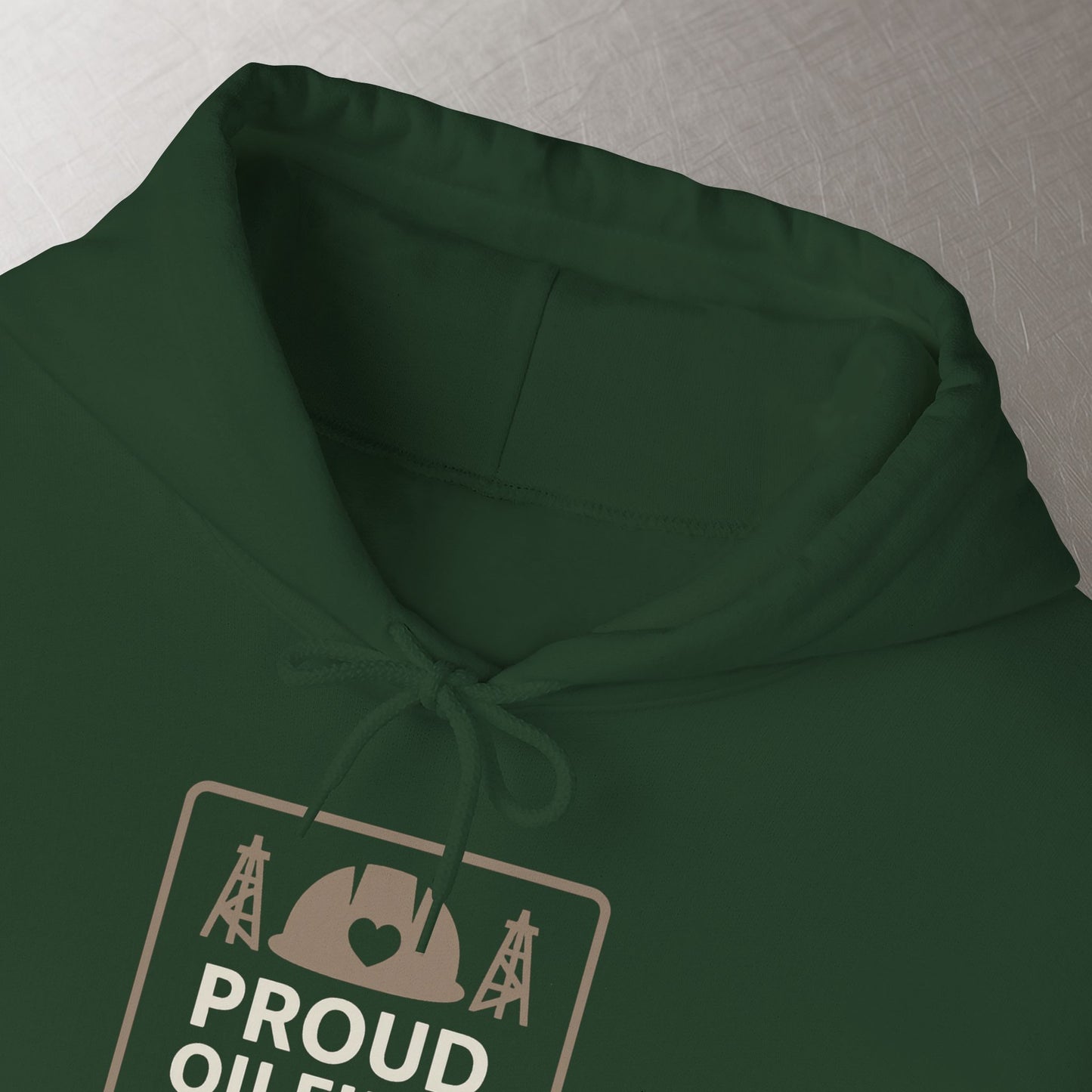 'Proud Oilfield Worker' Hoodie, Motivational Sweater
