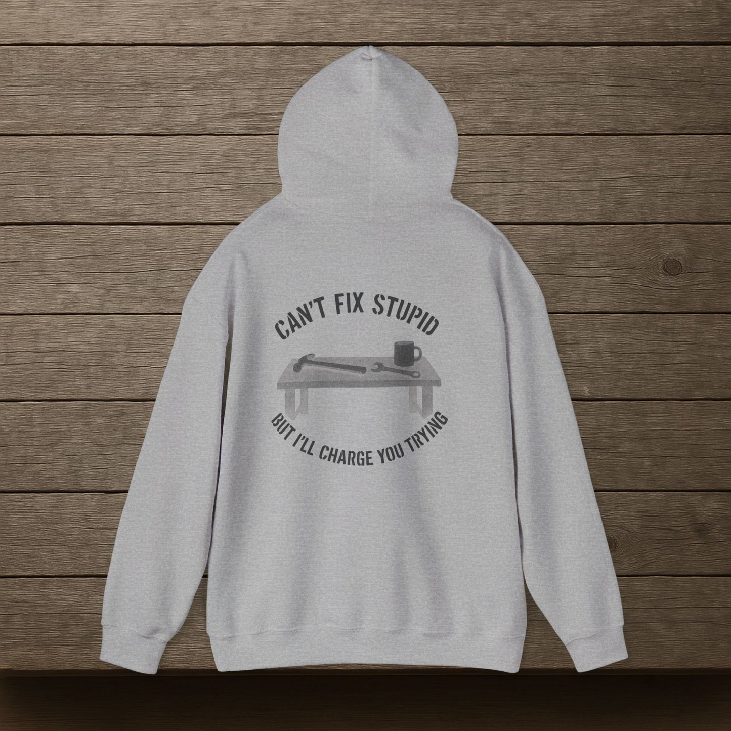 'Can’t Fix Stupid, But I’ll Charge You Trying' Hoodie, Motivational Sweater