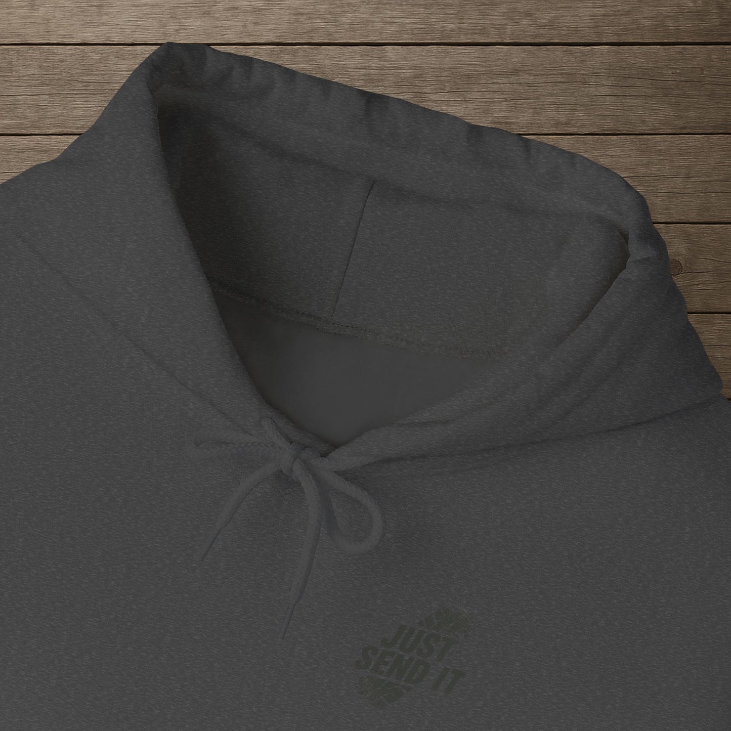 'Just Send It' Men's Hoodie, Motivational Sweater