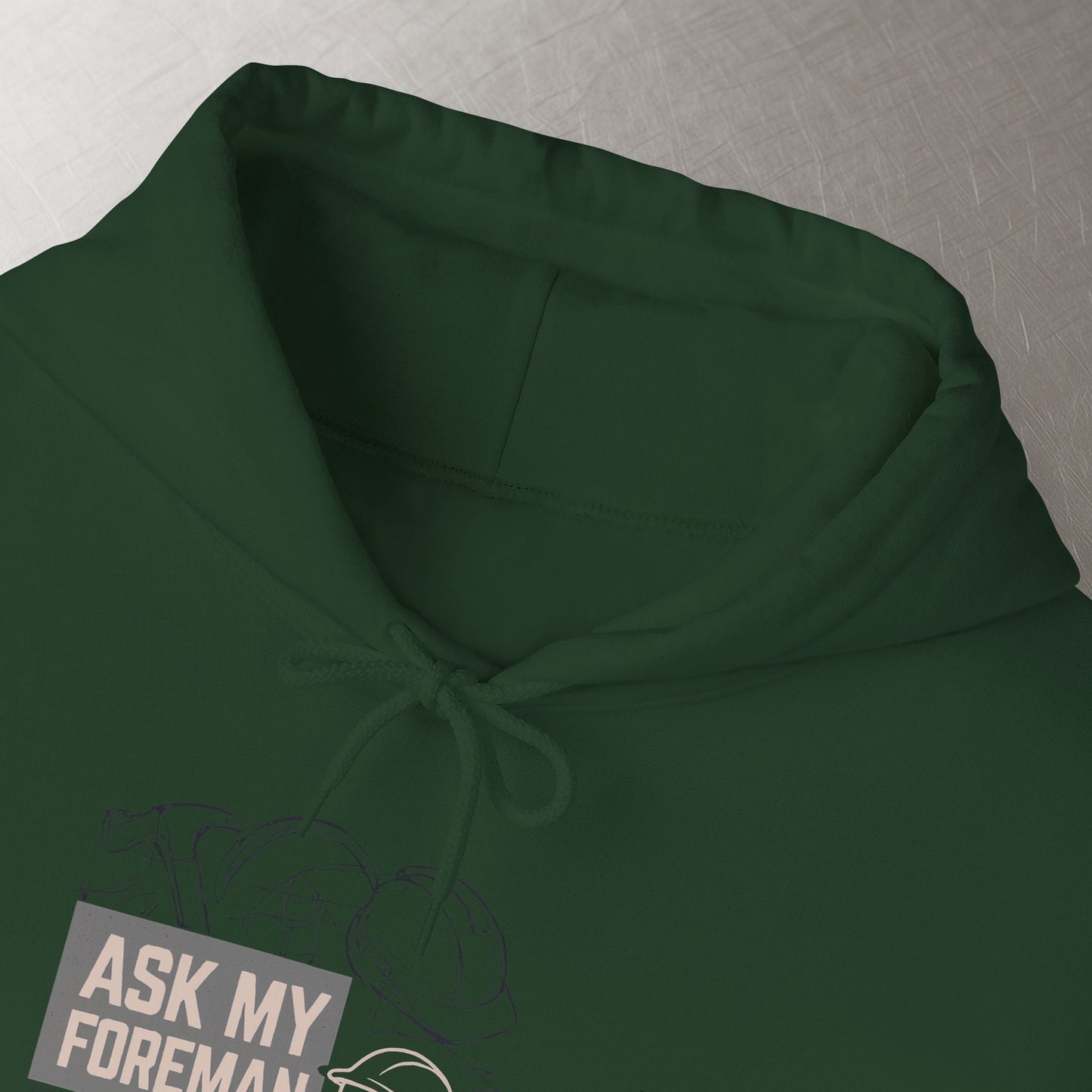 'Ask My Foreman, He Knows Everything' Hoodie, Funny Sweater