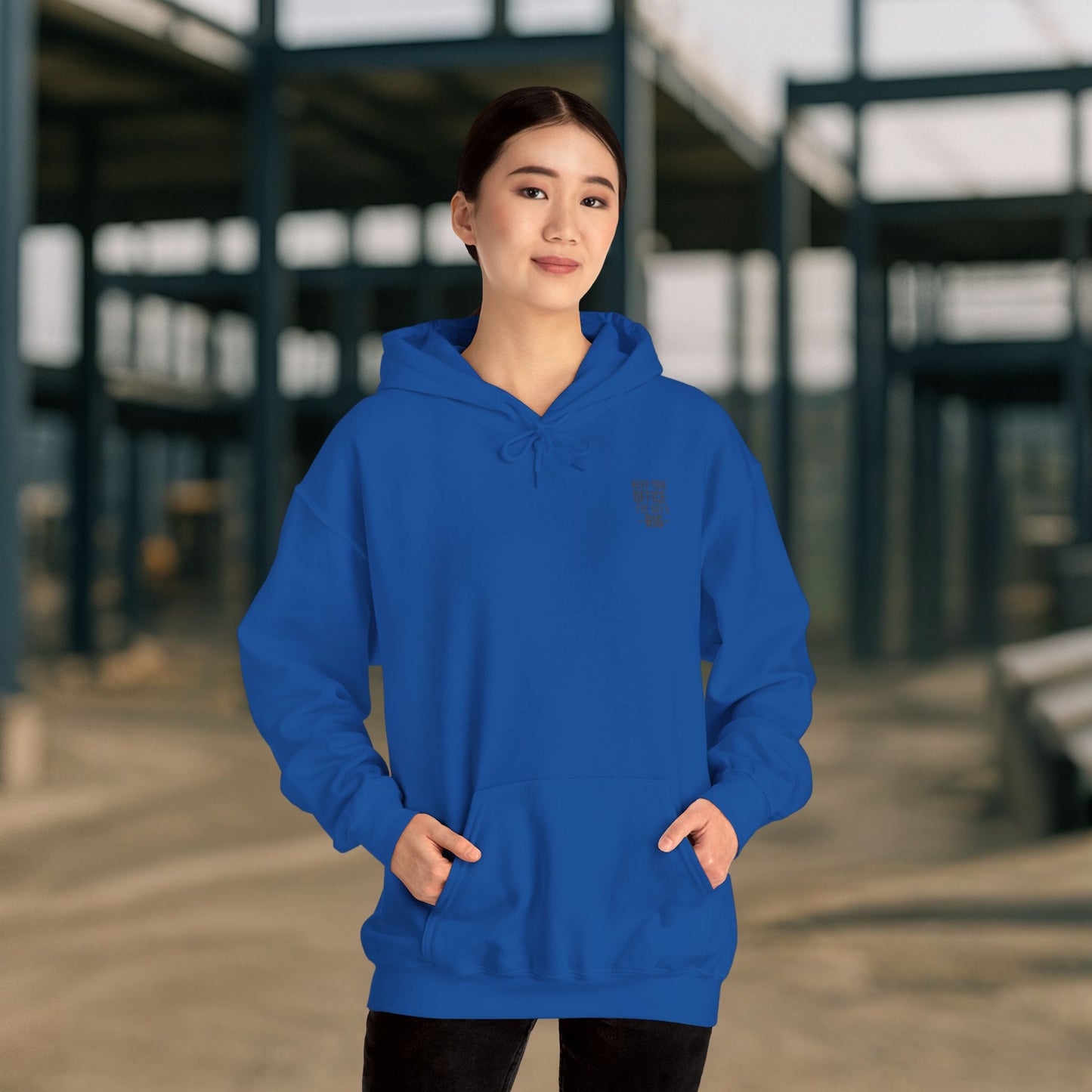 'Keep Your Office—I’ve Got a Rig' Men's Hoodie, Funny Motivational Sweater