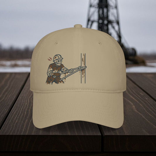 Floorhand Rig Floor Skeleton Work hat, Roughneck cap
