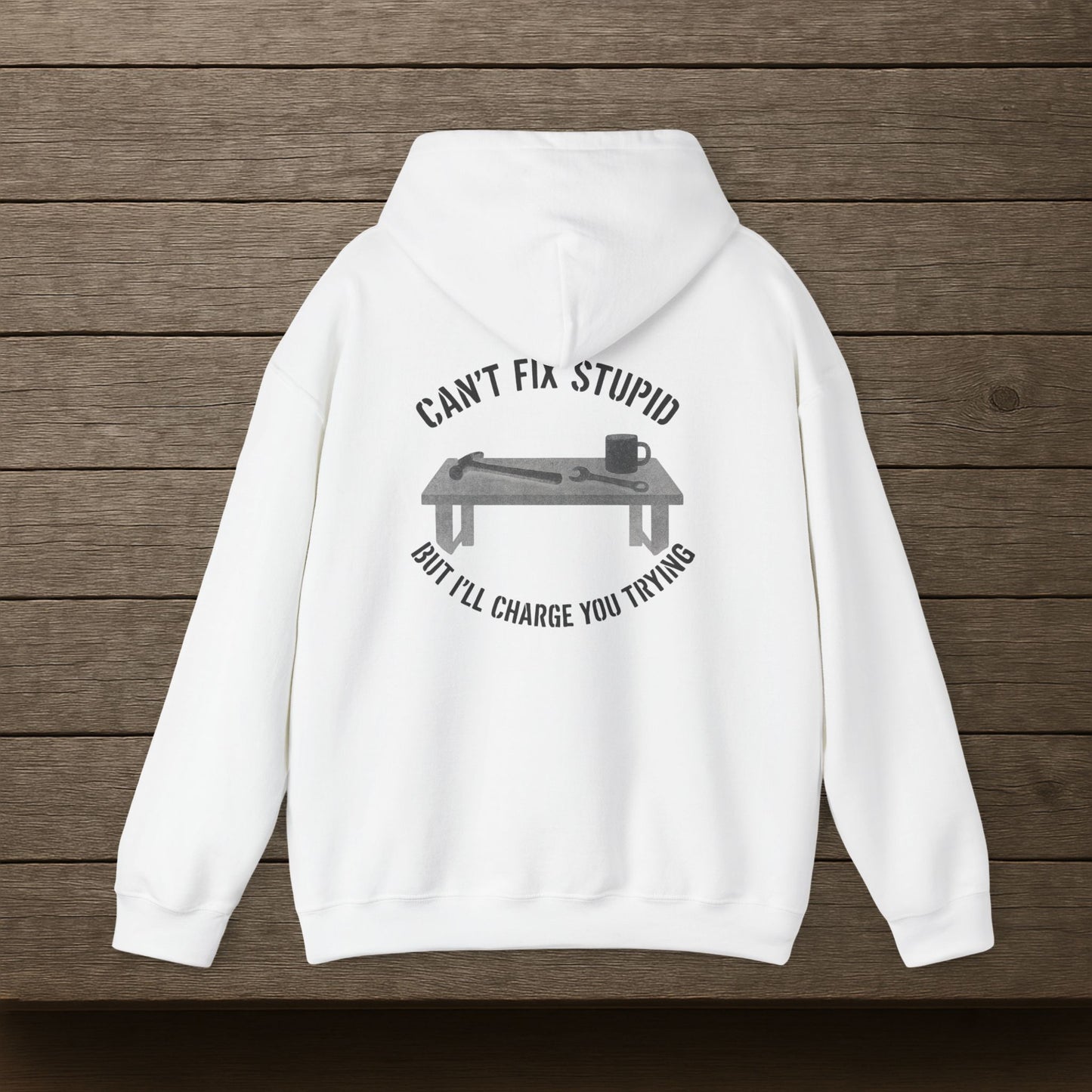 'Can’t Fix Stupid, But I’ll Charge You Trying' Hoodie, Motivational Sweater
