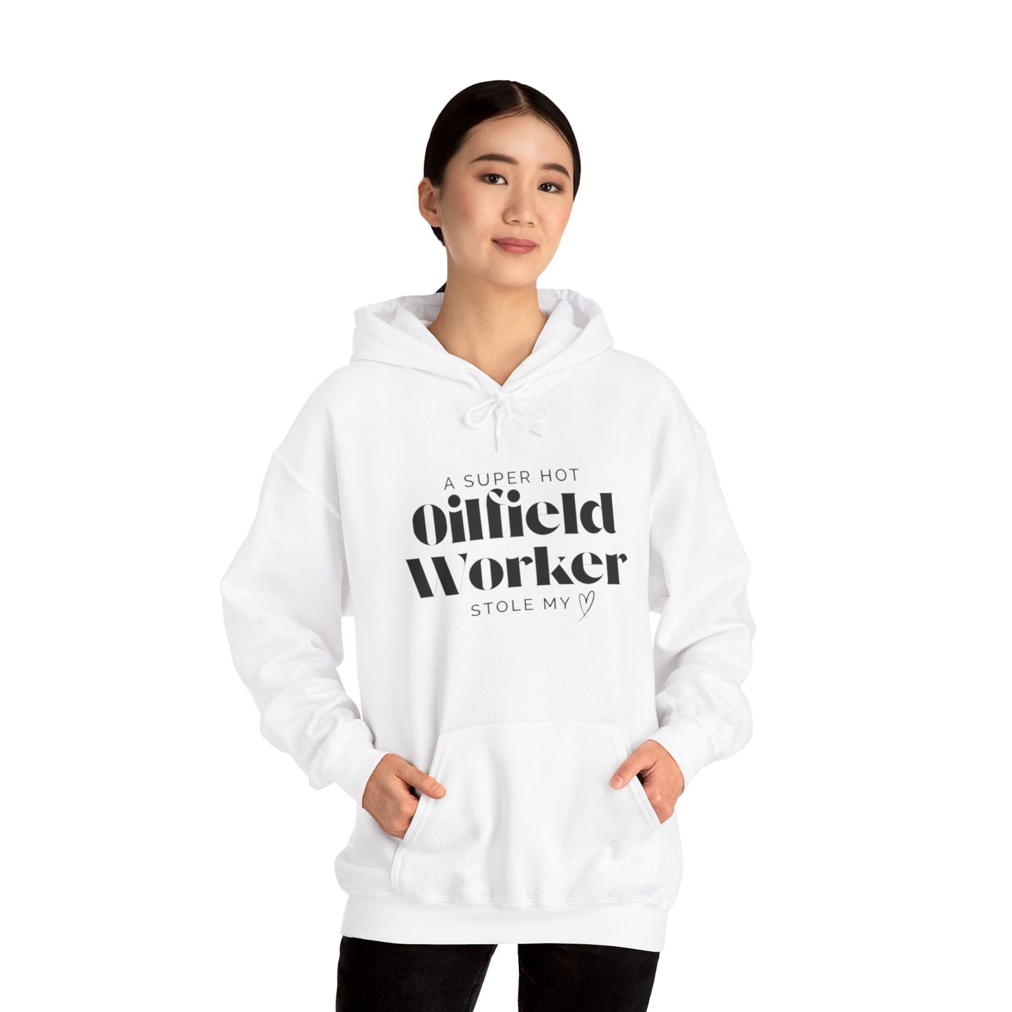 'Superhot Oilfield Worker Stole My Heart' Sweater - Funny Spouse, Wives, Girlfriends Sweater