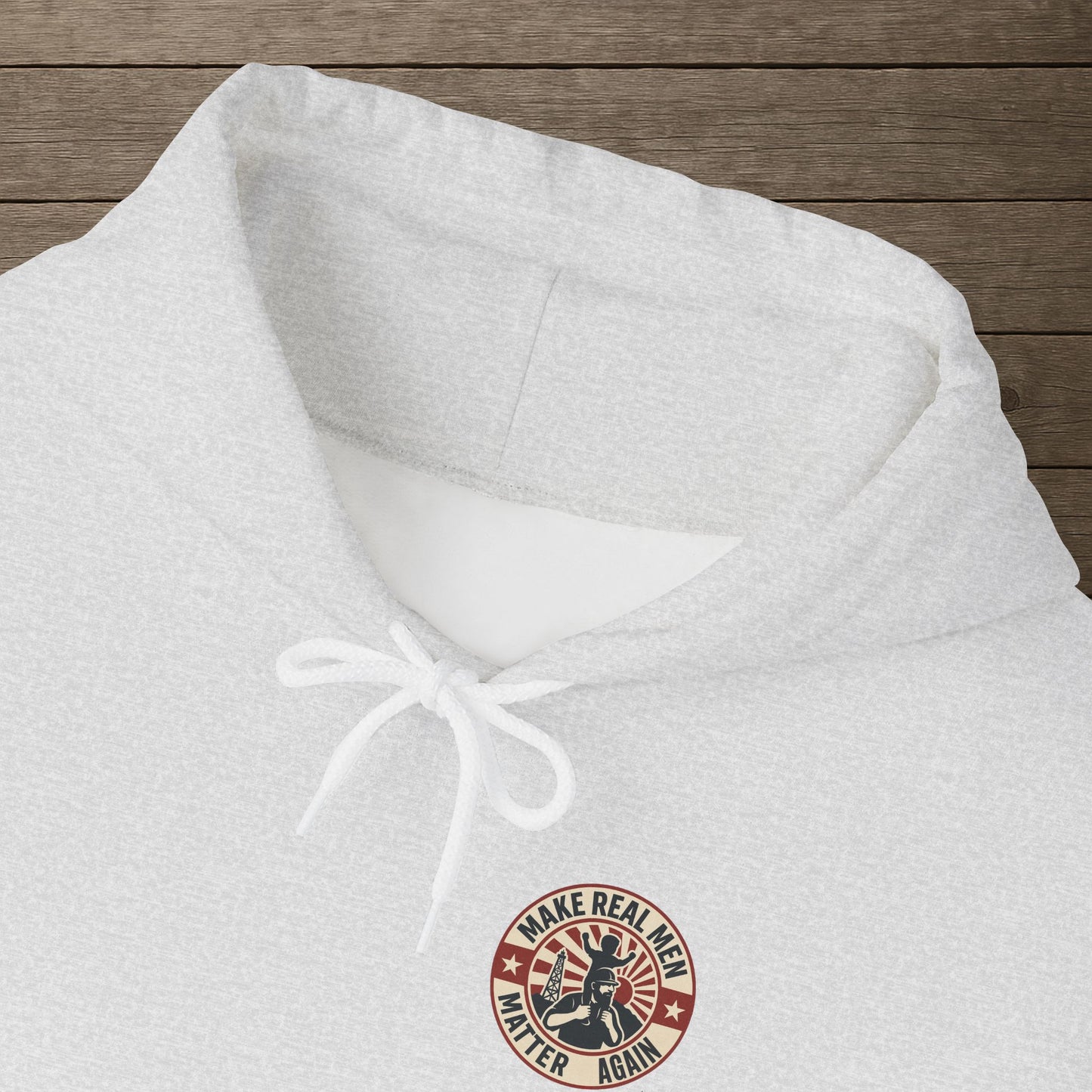 'Make Real Men Matter Again' Men's Hoodie, Motivational Sweater