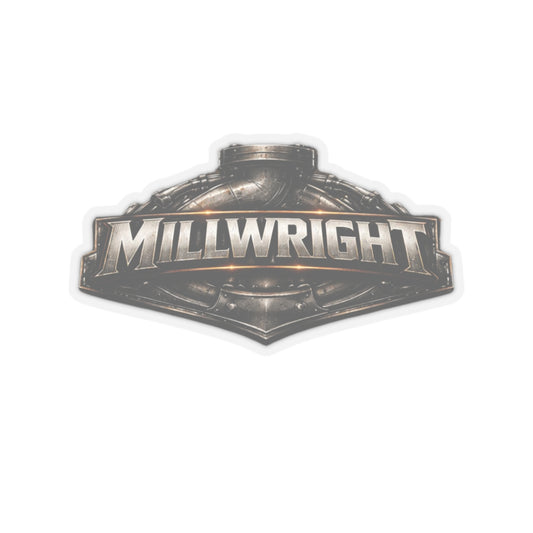 Millwright Sticker, Millwright Hardhat Stickers