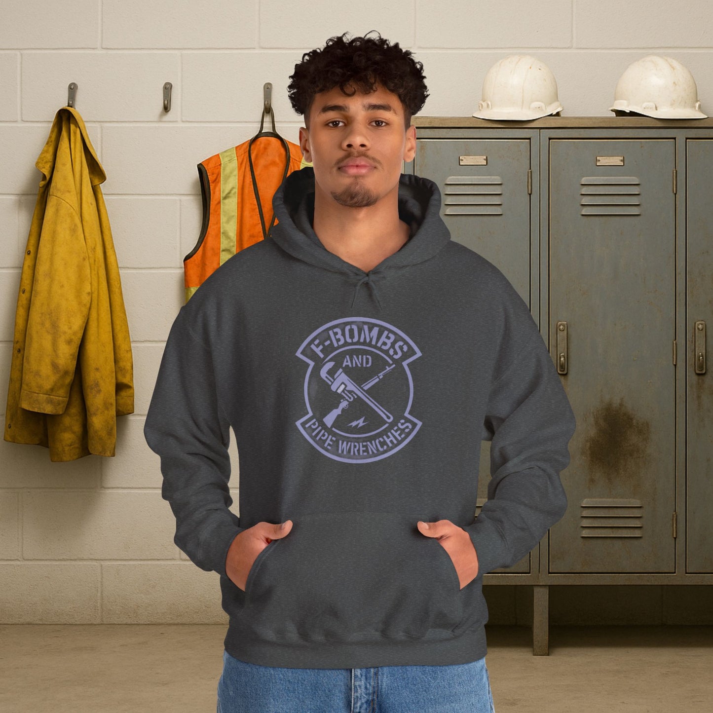 'F-Bombs and Pipe Wrenches' Hoodie, Motivational Sweater