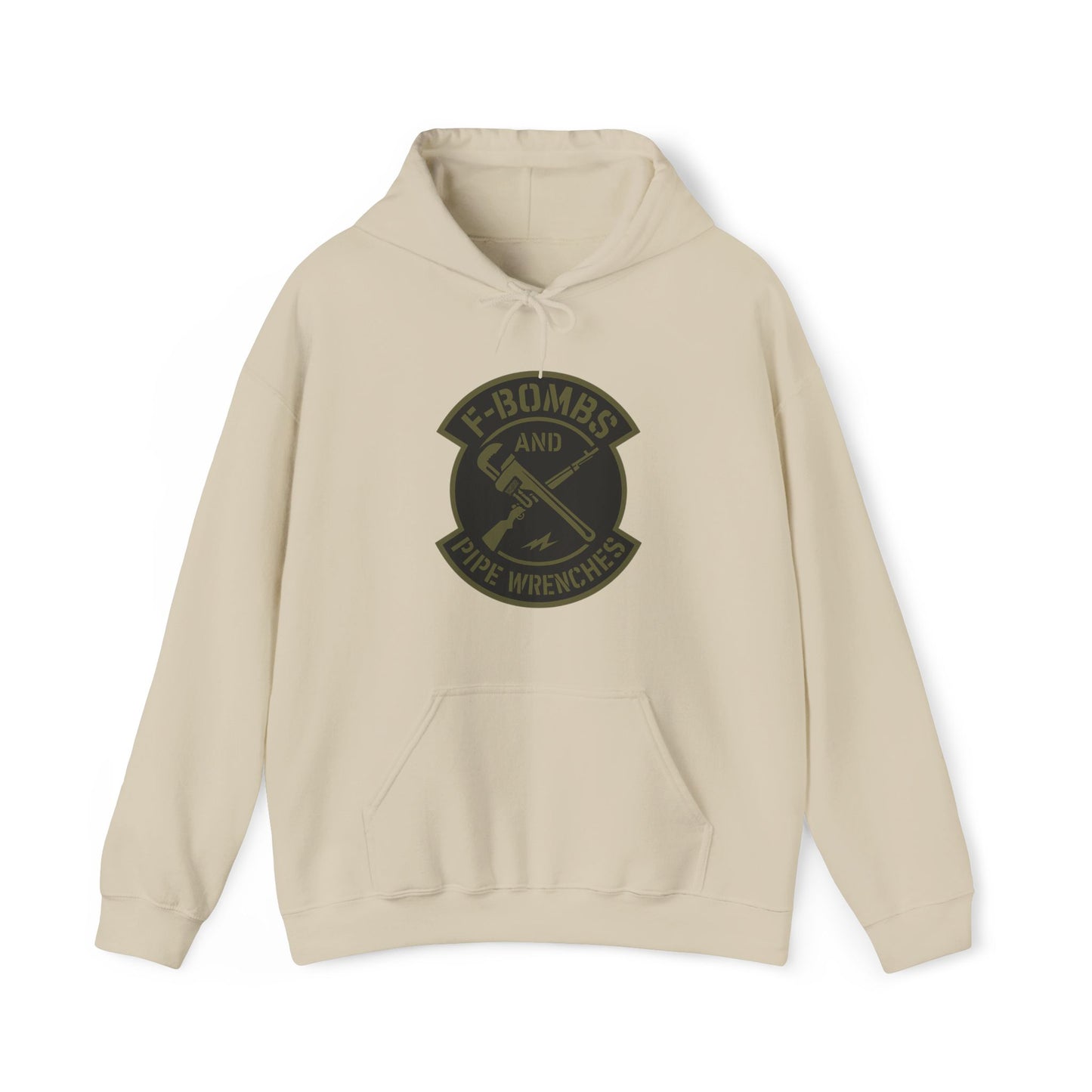 'F-Bombs and Pipe Wrenches' Hoodie, Motivational Sweater