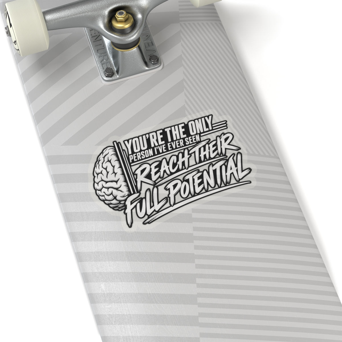 “Reach Their Full Potential” Sticker, Funny Hardhat Stickers