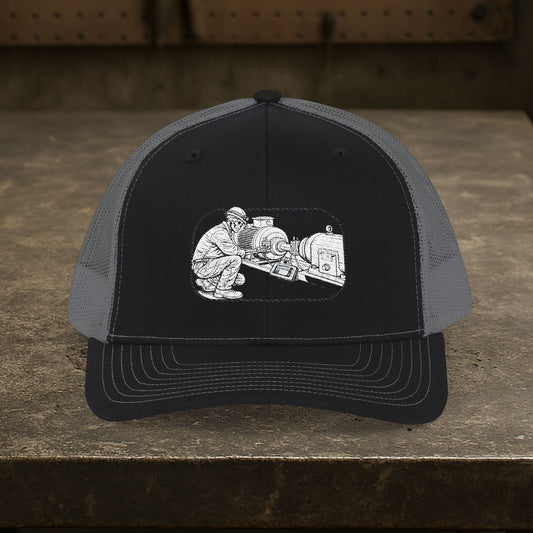 Skeleton Millwright Alignment Hat, Maintenance Cap