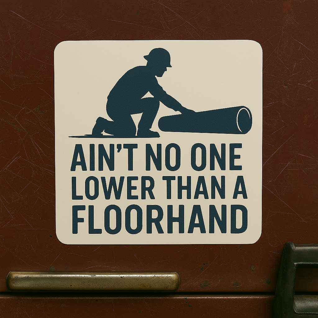 Floorhand stickers