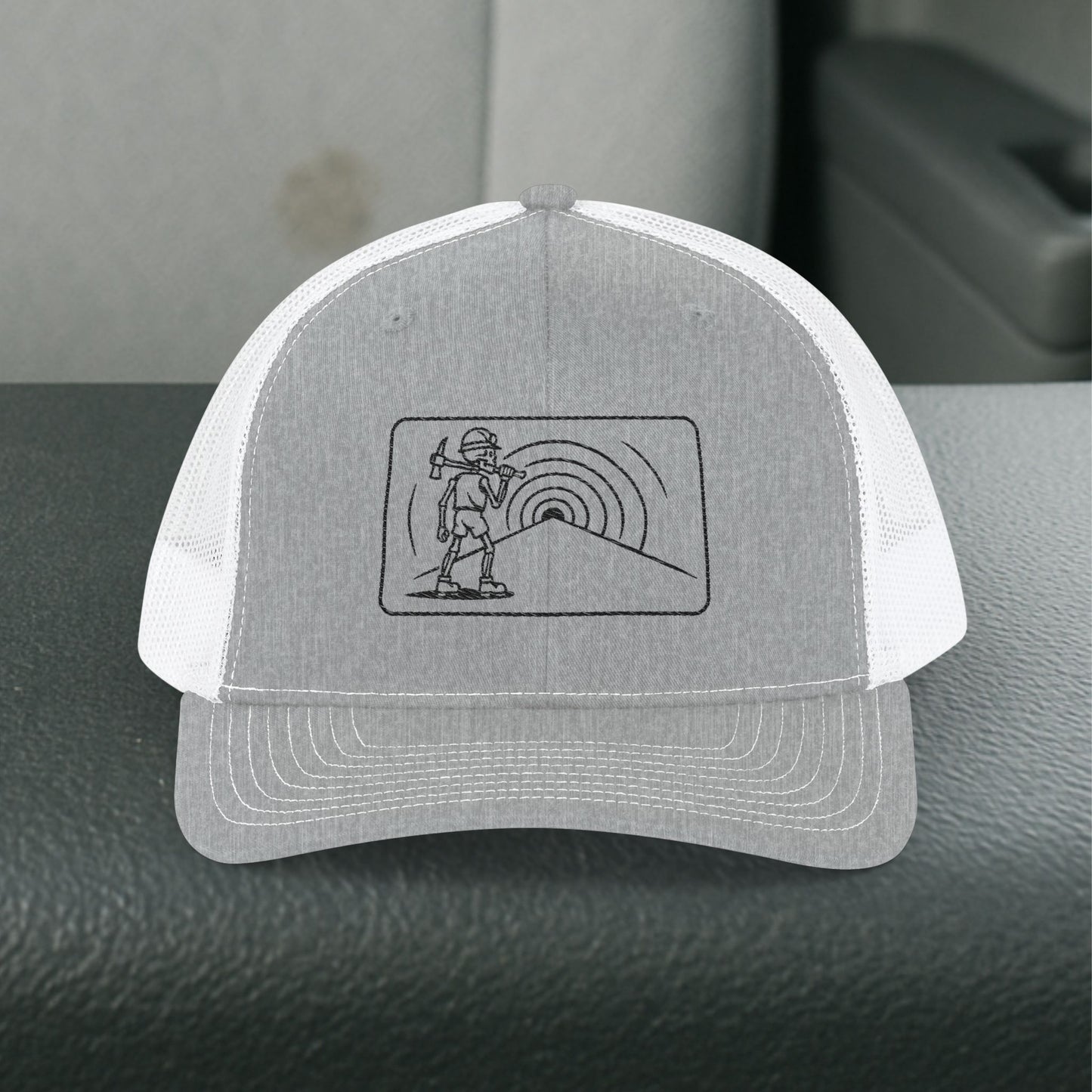 Skeleton Miner Tunnel Hat, Mining Trade Cap