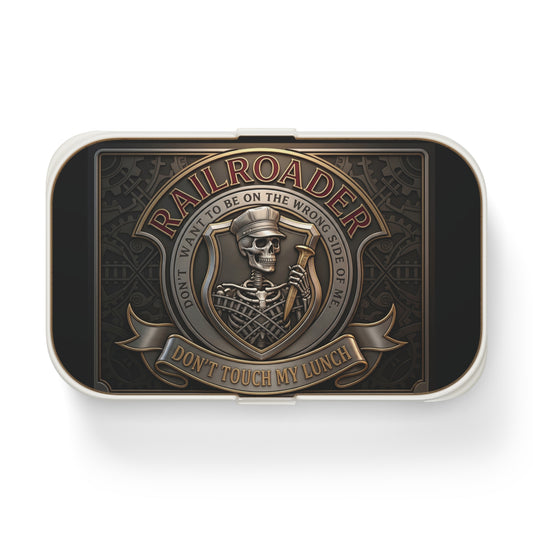 Don't Touch My Lunch' Lunch Box, Railroader Funny Food Storage