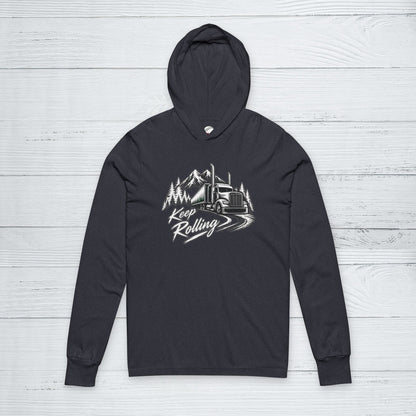 Keep Rolling Sweater, Trucker Pullover
