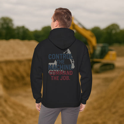 “Control the Machine Command the Job” Hoodie, Equipment Operator Sweater