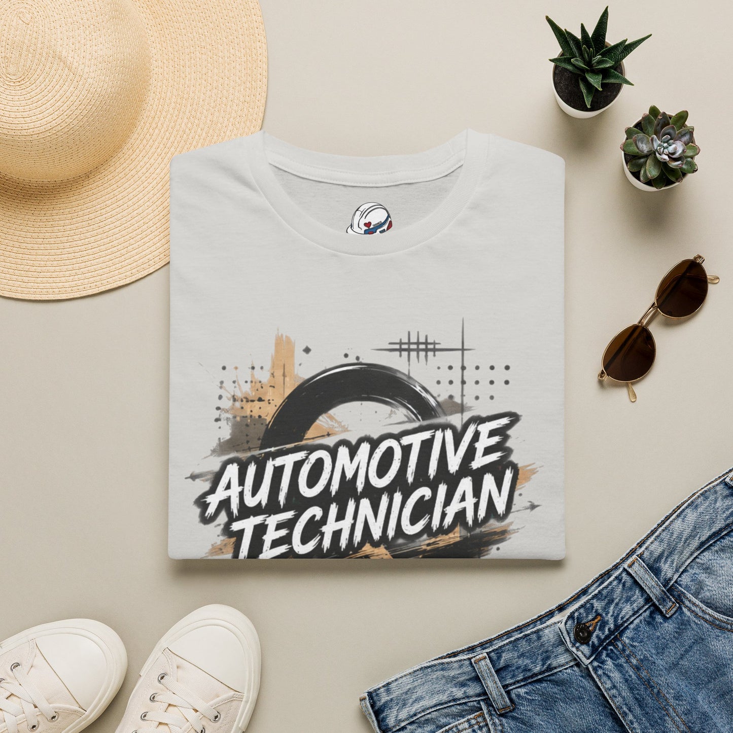 Automotive Technician T-Shirt, Distressed Auto Mechanic T-Shirt