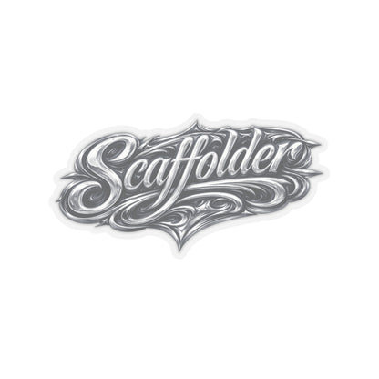 Scaffolder Pride Sticker, Scaffolding Hardhat Stickers