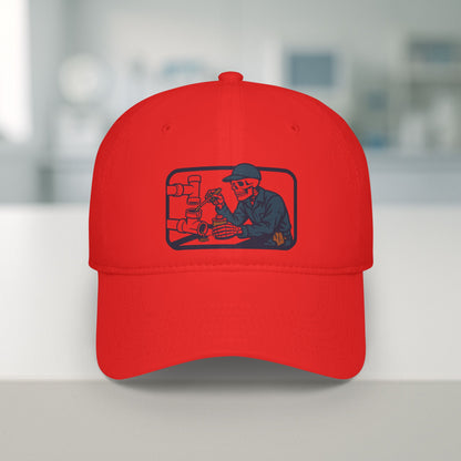 Skeleton Plumber Hat, Plumbing Cap