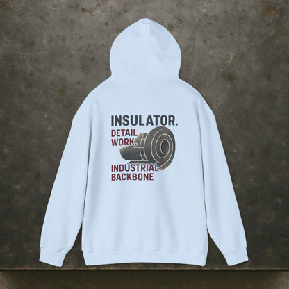“Insulator Detail Work Industrial Backbone” Hoodie, Insulator Sweater