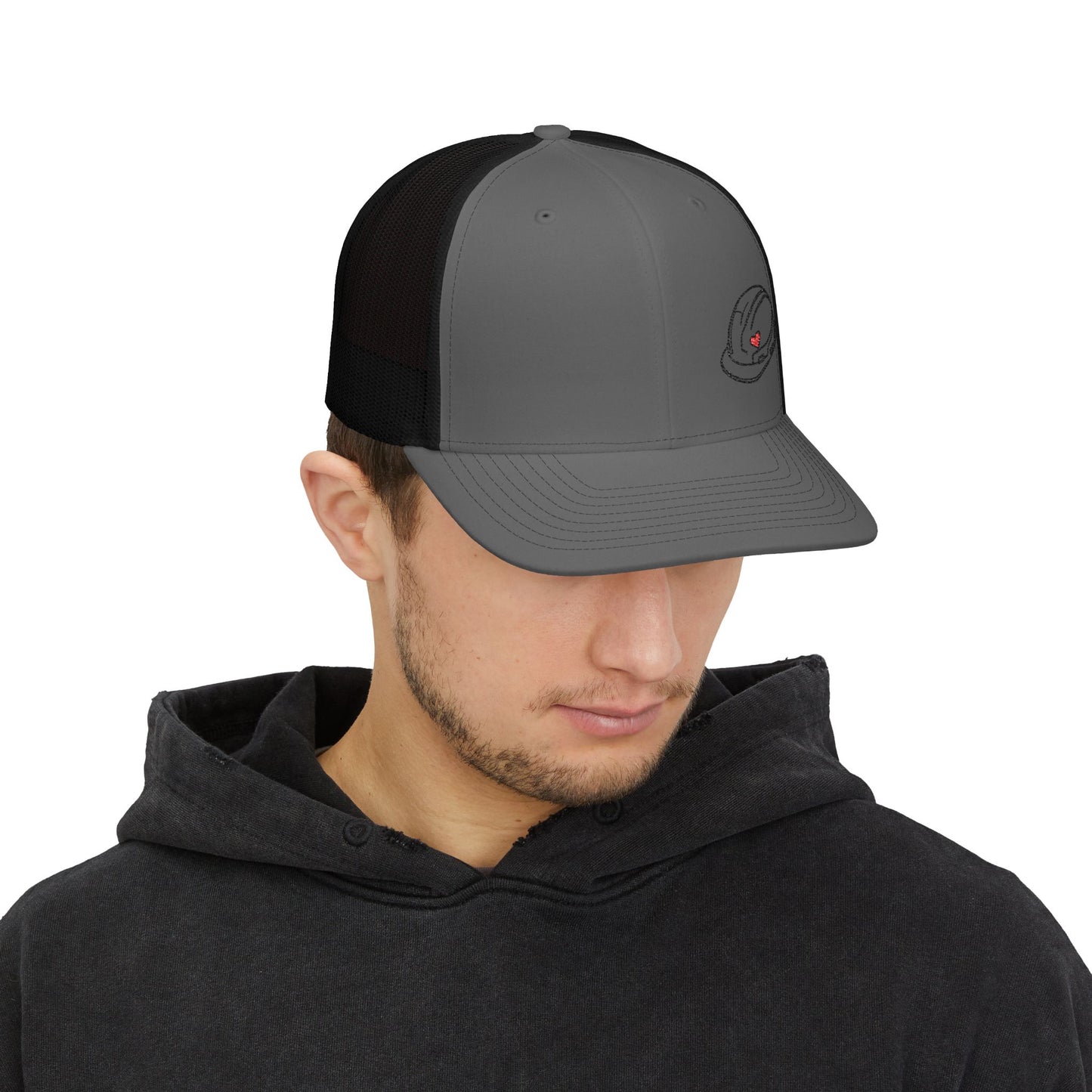 Hard Hat Heart Hat, Blue Collar Pride Hat