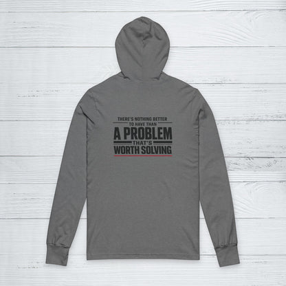 “A Problem Worth Solving” Sweater, Motivational Hoodie