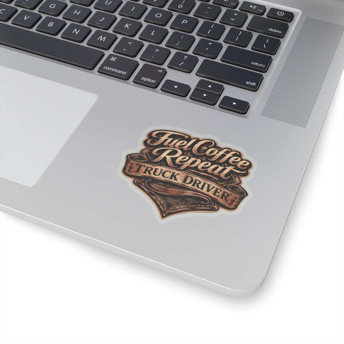 Fuel Coffee Repeat Sticker, Truck Driver Hardhat Stickers