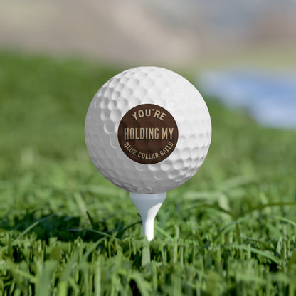 Blue Collar "Holding My Balls" Golf Balls, Toughneck 6pcs