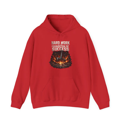 'Hard work is the Foundation of Success' Men's Hoodie, Motivational Sweater
