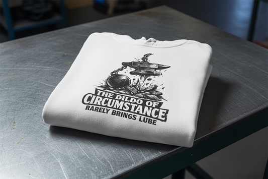 “The Dildo of Circumstance” Sweater, Funny Trades Hoodie