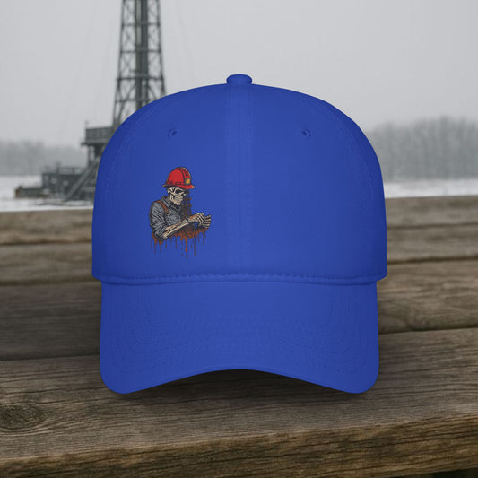 Skeleton Oilfield Worker Visual hat, General Oil cap