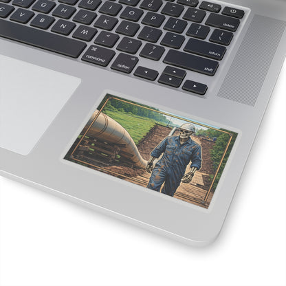 Pipeliner Sticker, Pipe liner Pride Hardhat Stickers