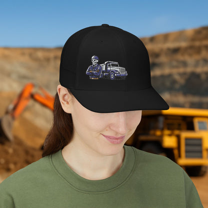 Equipment Operator Skeleton hat, Equipment Operator embroidered cap