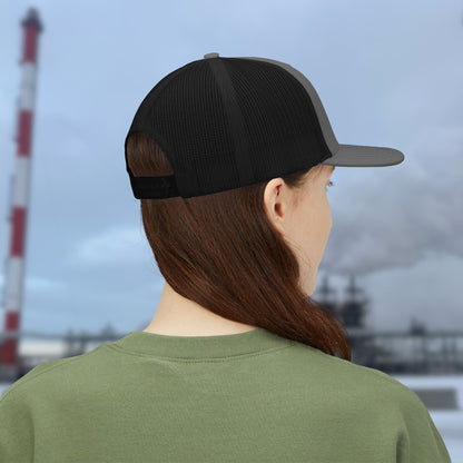 Skeleton Millwright Machinery Install Hat, Industrial Maintenance Cap