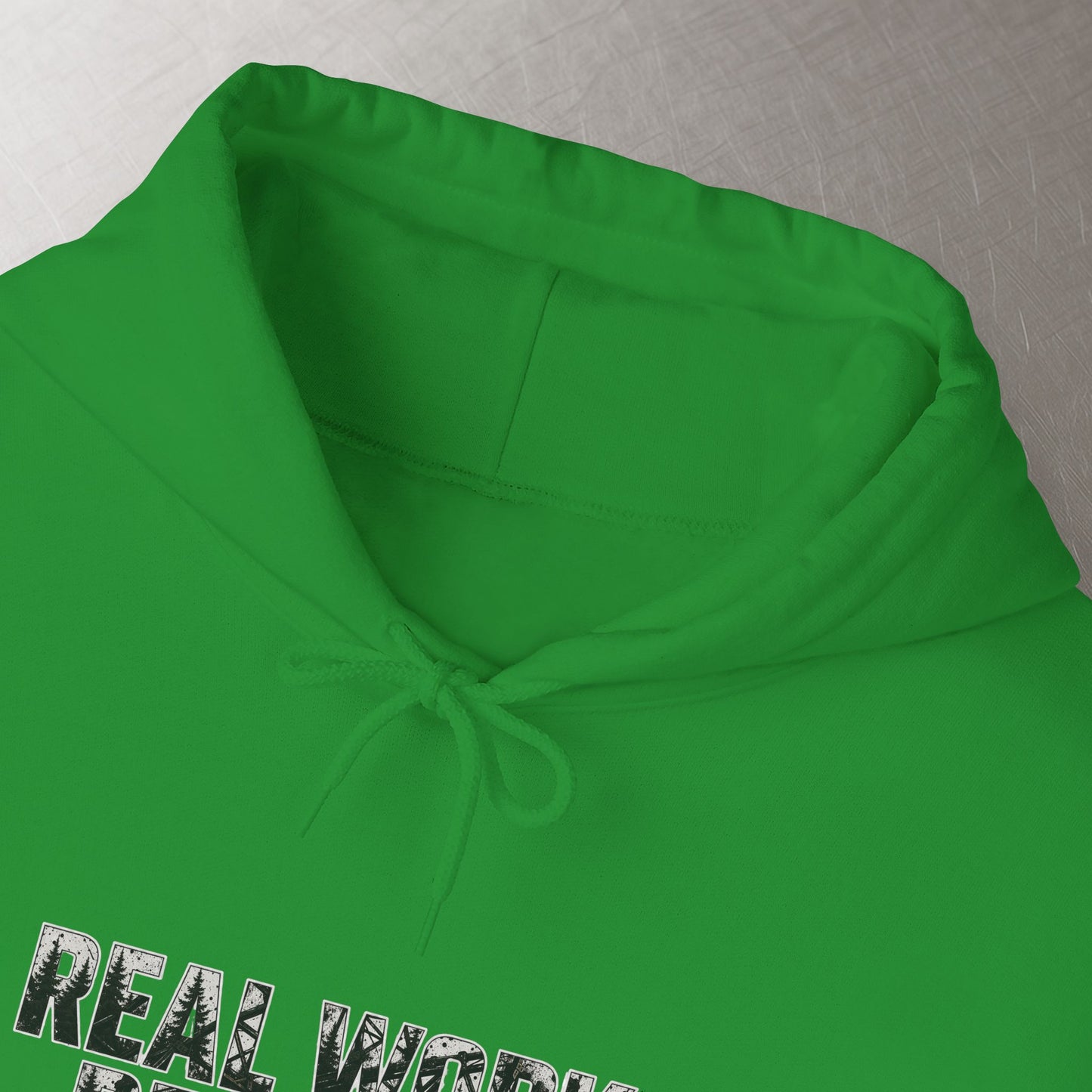 'Real Work Real Pay' Men's Hoodie, Motivational Sweater