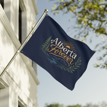 "Alberta Forever" Double-Sided Flag, Toughneck Outdoor Decorative Banner