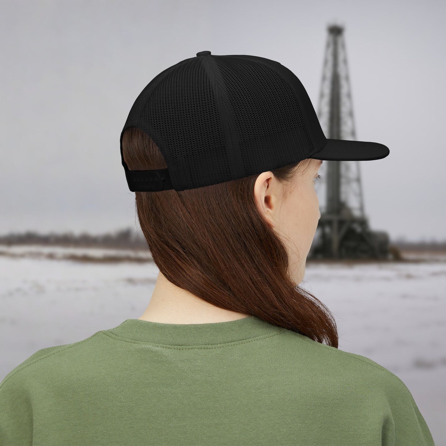 Oil Skeleton Work Hat, Oilfield All-Roles Cap