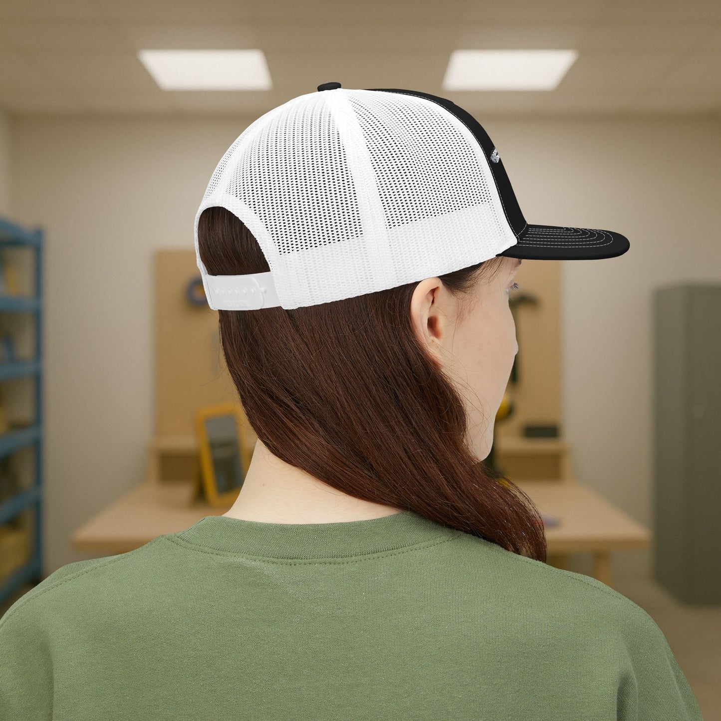 Electrician Skeleton Hands Embroidered, Electrical Micrometer Cap