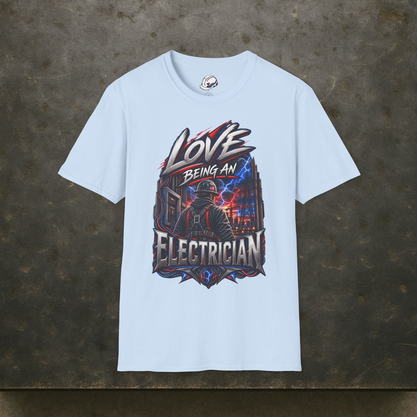 Electrician High Voltage T-Shirt, Electrical Trades Power Crew Work Shirt