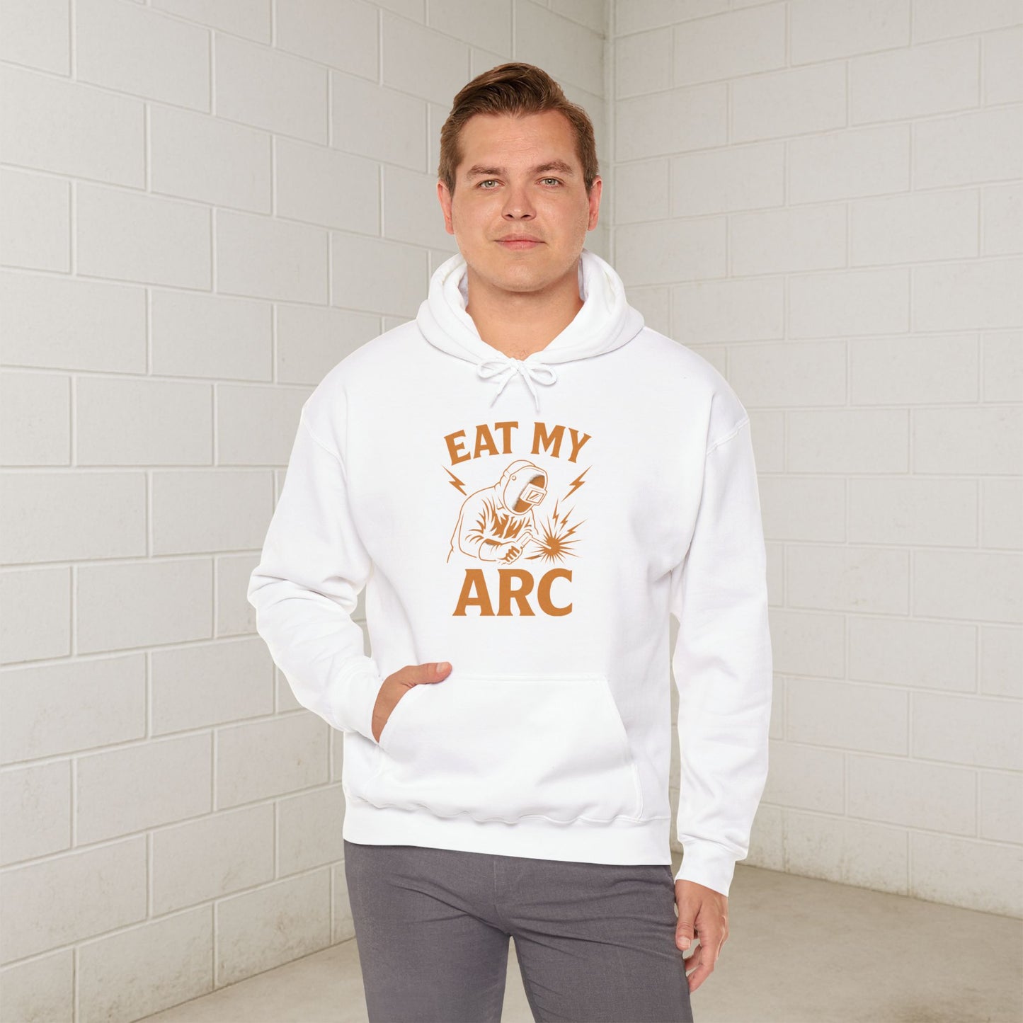 'Eat My Arc' Men's Hoodie, Funny Sweater