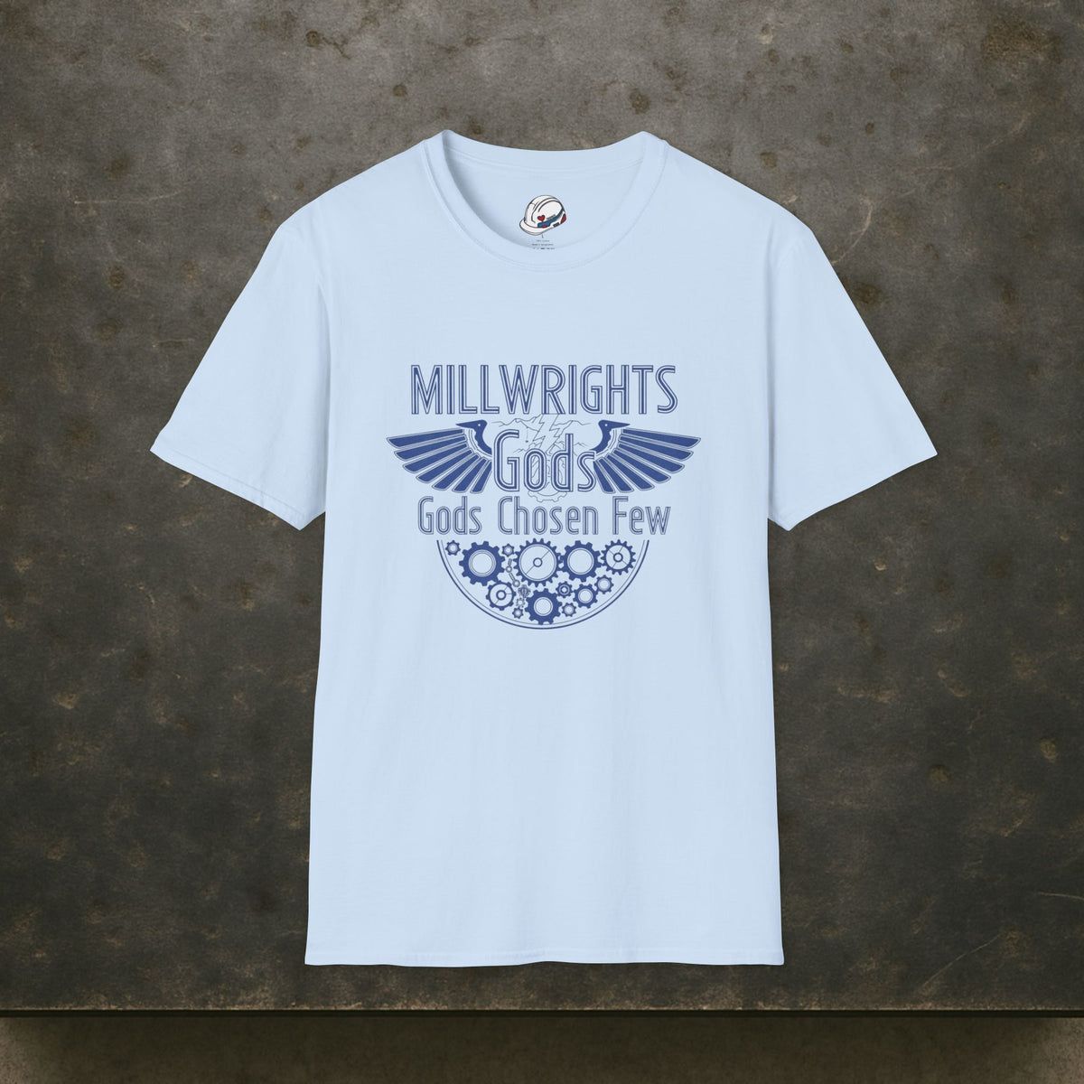 Millwrights Gods Chosen Few Men's Blueprint Graphic T-Shirt