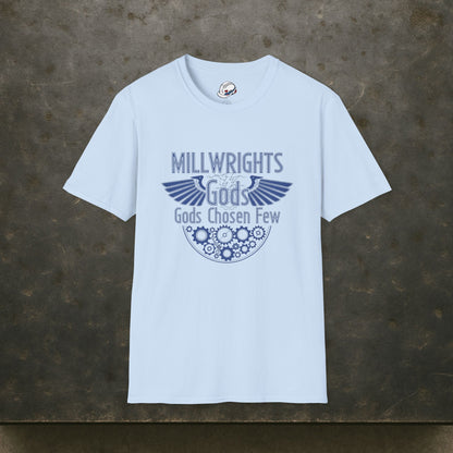Millwrights Gods Chosen Few Men's Blueprint Graphic T-Shirt
