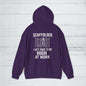 'Scaffolder: I Get Paid to Be High at Work' Hoodie, Funny Motivational Sweater