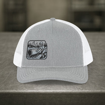 Pipeliner Embroidered Hat, Pipeline Skeleton Cap