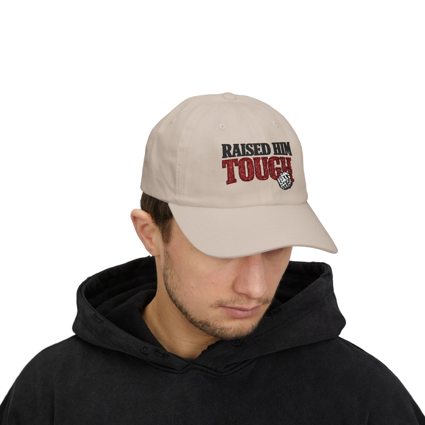 “Raised Him Tough” Hat, Trades Parent Pride Cap