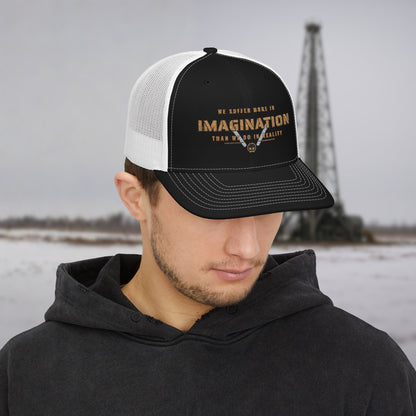 “We Suffer More in Imagination” Hat, Toughneck Motivational Hat