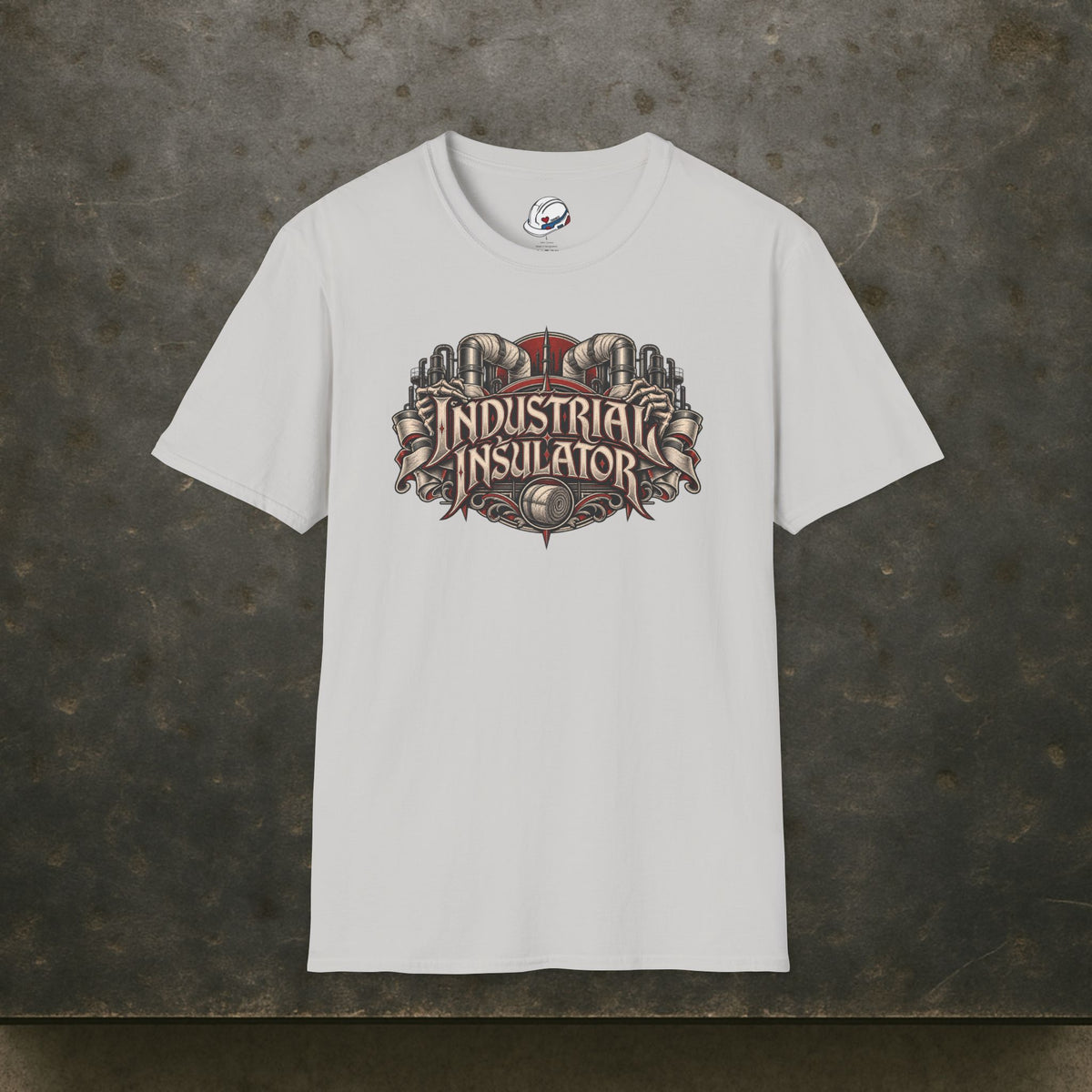 Industrial Insulator Skeletal Hands and Wrapped Pipe T-Shirt