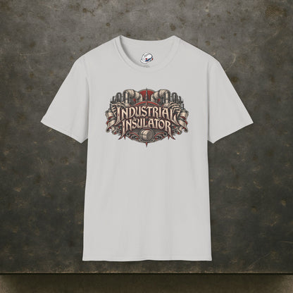 Industrial Insulator Skeletal Hands and Wrapped Pipe T-Shirt